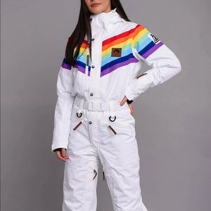 OOSC RAINBOW ROAD SKI SUIT - WOMEN'S - Medium